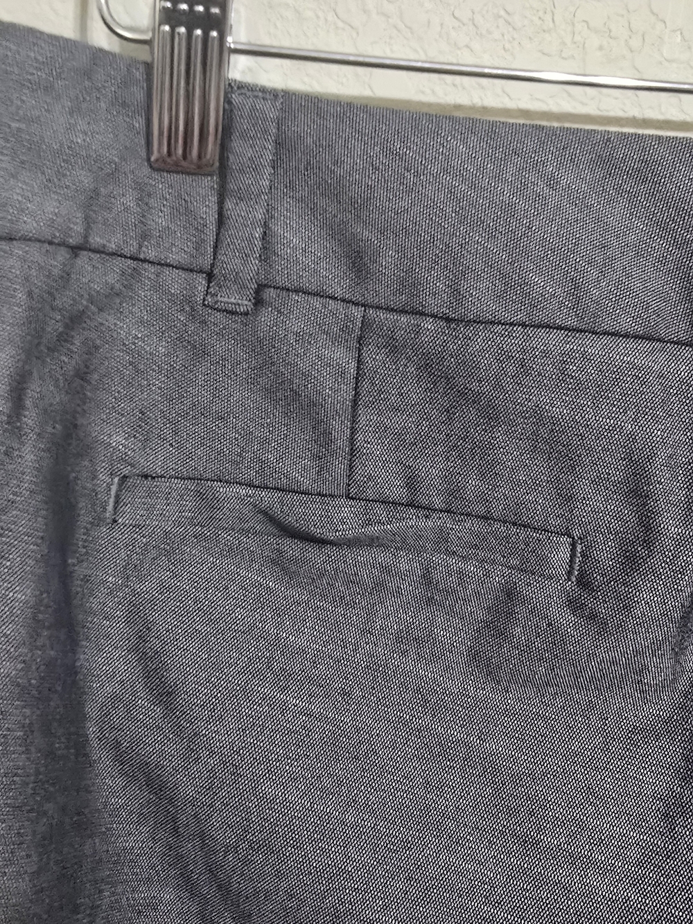 Van Heusen Gray Slim Dress Trousers - Picture 4 of 8